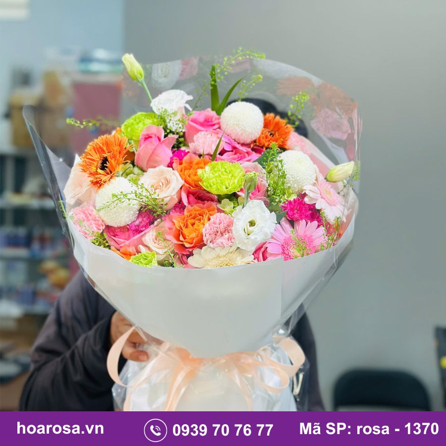 Bó hoa rosa-1370
