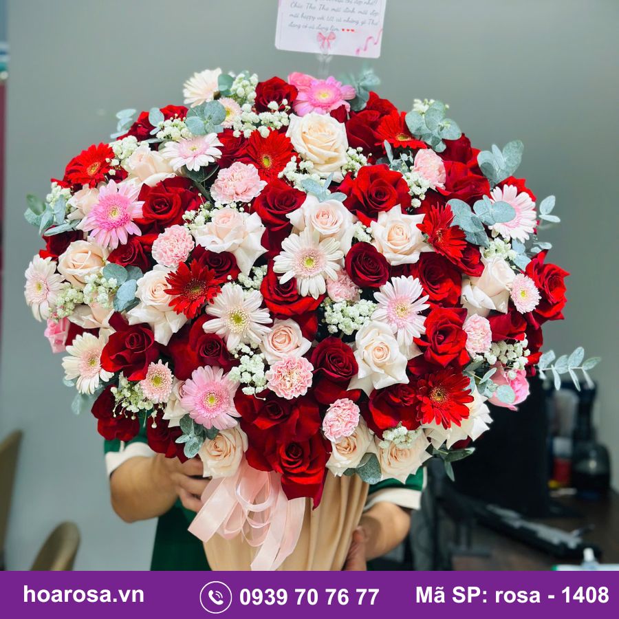 Giỏ hoa rosa-1408