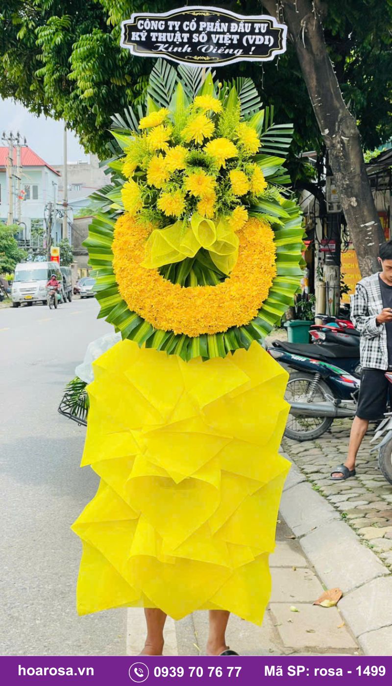 Hoa chia buồn rosa-1499