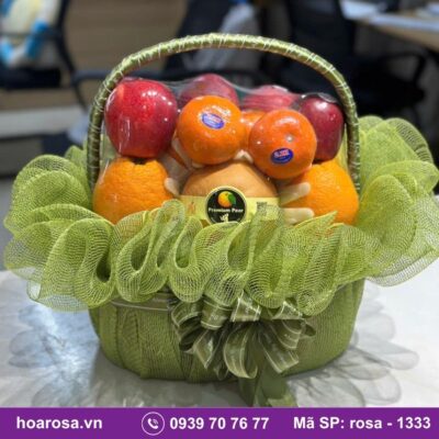 Giỏ trái cây rosa-1333