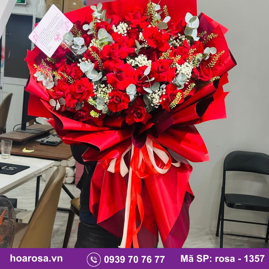 Bó hoa rosa-1357