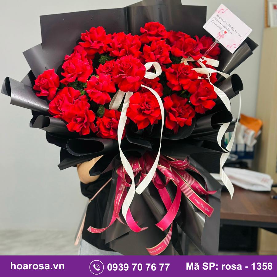 Bó hoa rosa-1358