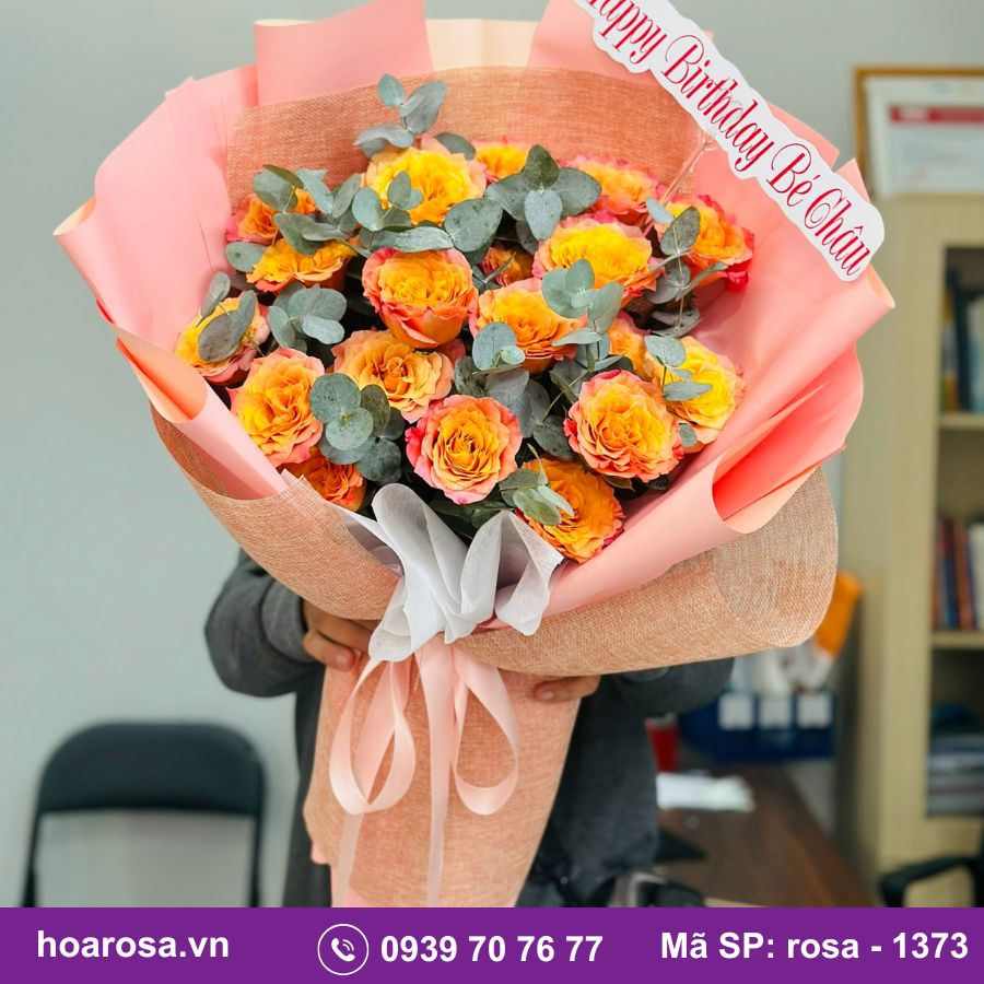 Bó hoa rosa-1373